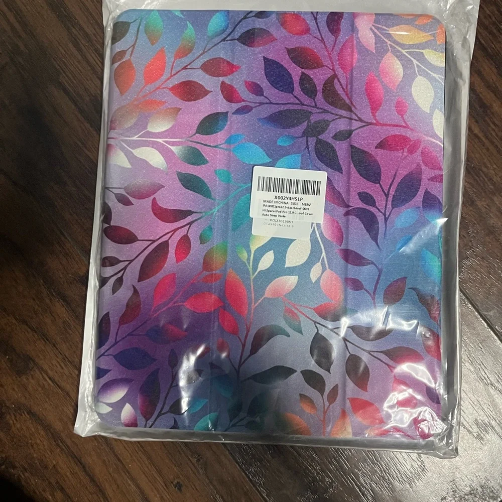 Vibrant Multicolor Leaf Tablet Cover